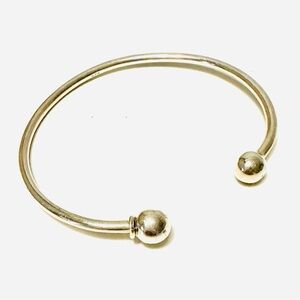 Minimalist Sterling Silver Cuff Bracelet Bangle